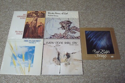 Lot of 5 Michael Joncas Vinyl Records. Here in Our Midst, No Greater Love +++