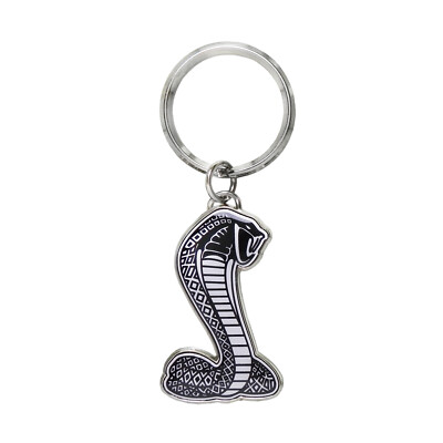 Ford Mustang Cobra Logo Metal Key Chain, Key Charm, Keychain, 2000 to 2018 Cobra
