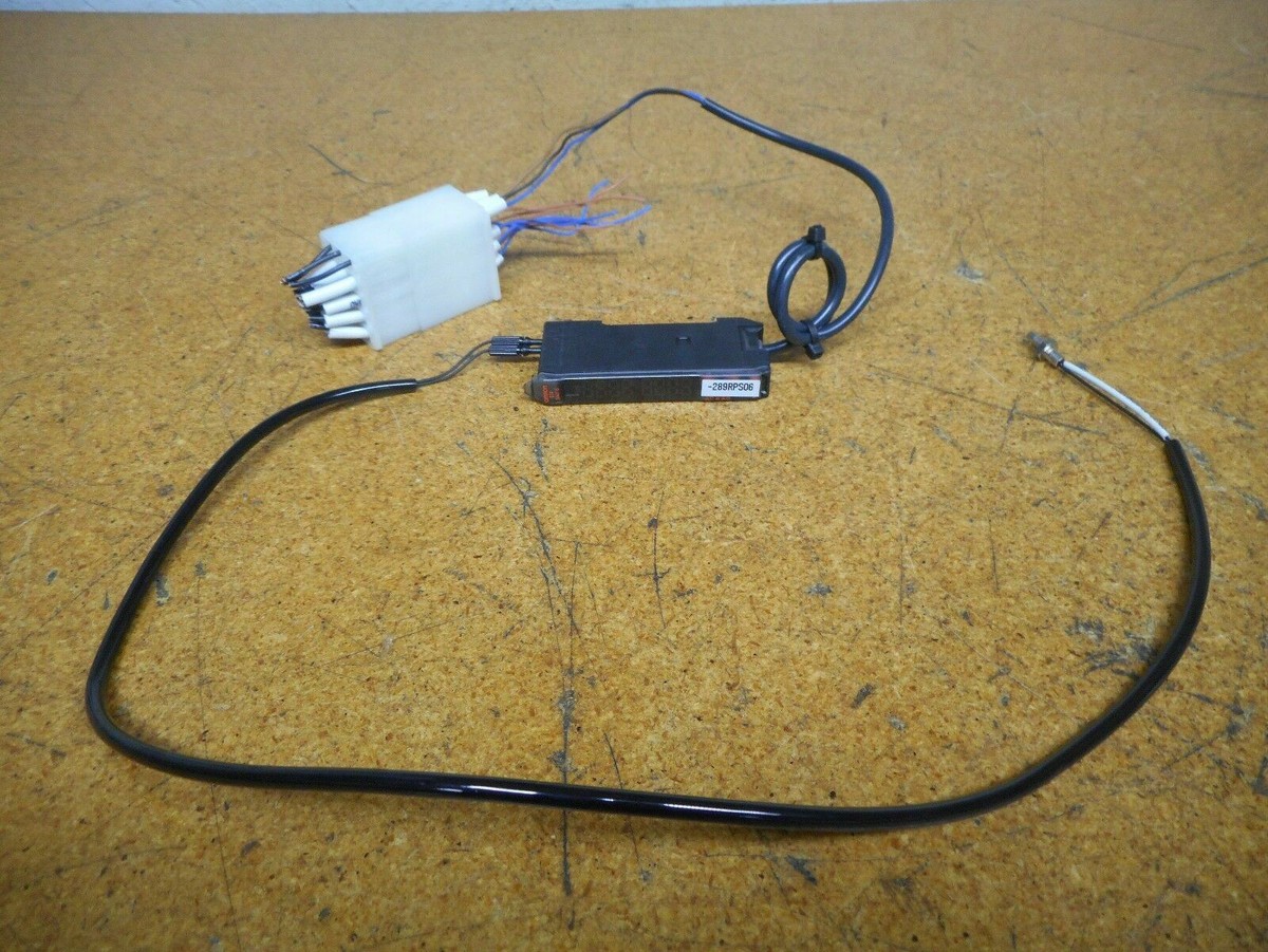 Sensore Fotoelettrico Omron E3X-DA41-S Con Fibra Ottica E32-D21L &ndash; Usato Funzionante