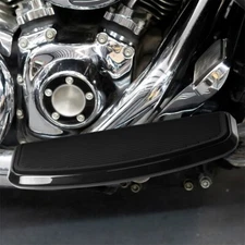 Black Front Floorboards Footboards w/ Mounts For Harley Softail FL 1986-2017 US 