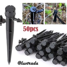 50pcs 360  Irrigation Drippers Drip Emitters Micro Spray Adjustable Sprinkler