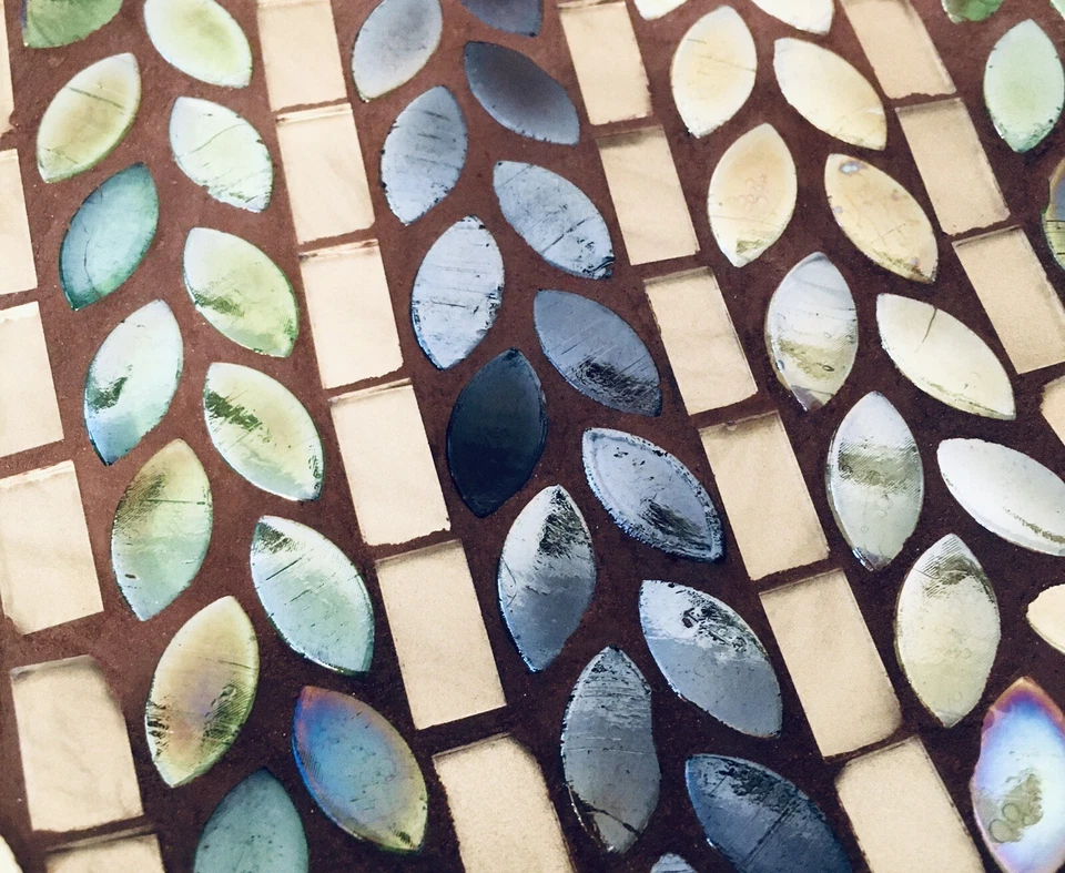 Yankee Candle Jar Candle Tray - Mosaic Leaves - Image 4 of 4