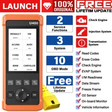 LAUNCH Scanner Car Engine Injector Transmission Diagnostic Tool OBD2 Code Reader