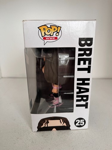 Figura De Lucha Libre WWF Bret Hart Funko Pop Vinyl Serie #25 En Caja - Imagen 6 de 8