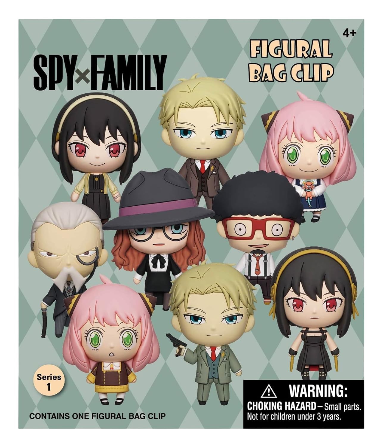 Серия зажимов для пенопластовых сумок Spy x Family 3D Foam Bag Clip 1 3090₽