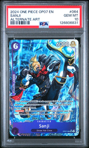 Sanji (Parallel) graded PSA 10 for sale on eBay