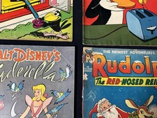 Golden Age Misc. Lot - Real Screen Comics, Tweety & Sylvester, Cinderella & More