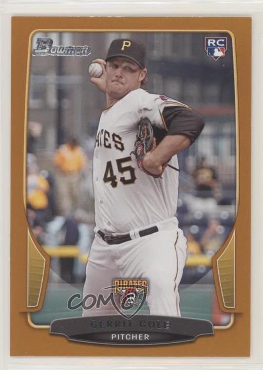 2013 Bowman Draft Orange 160/250 Gerrit Cole #6 2a9