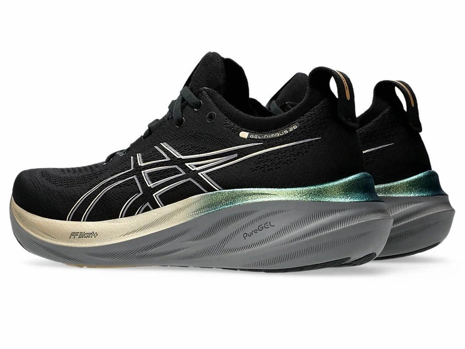 ASICS Gel-Nimbus 26 Platinum 'Black Champagne' Running Shoes RRP $260 ✅Size 11 - image 4 of 4