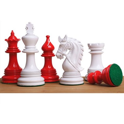 4.3'' Napoleon Luxury Staunton Chess Pieces Only Set - Triple Weighted lacquered