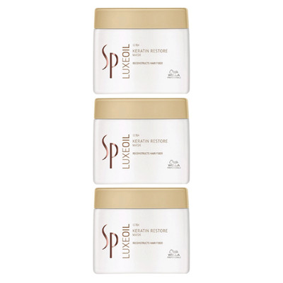3 x Wella SP Luxe Oil Restore Mask 400 ml