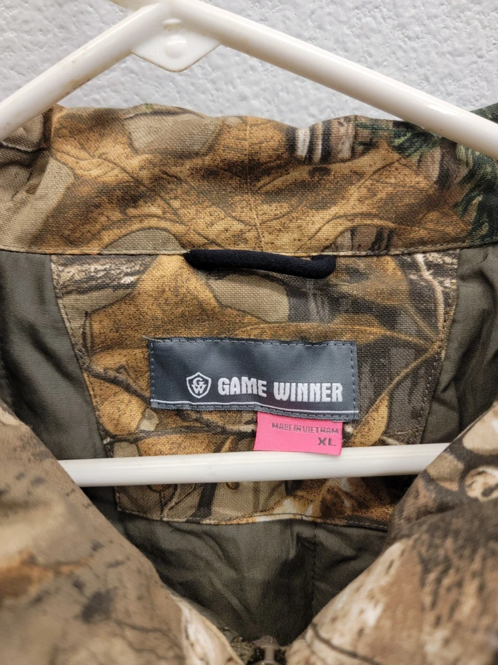 Game Winner RealTree Womens XL Camouflage Hunting Fishing Game Outdoor - Image 3 of 4