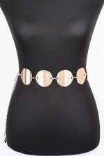 Gold Multi Metal Chain Belt