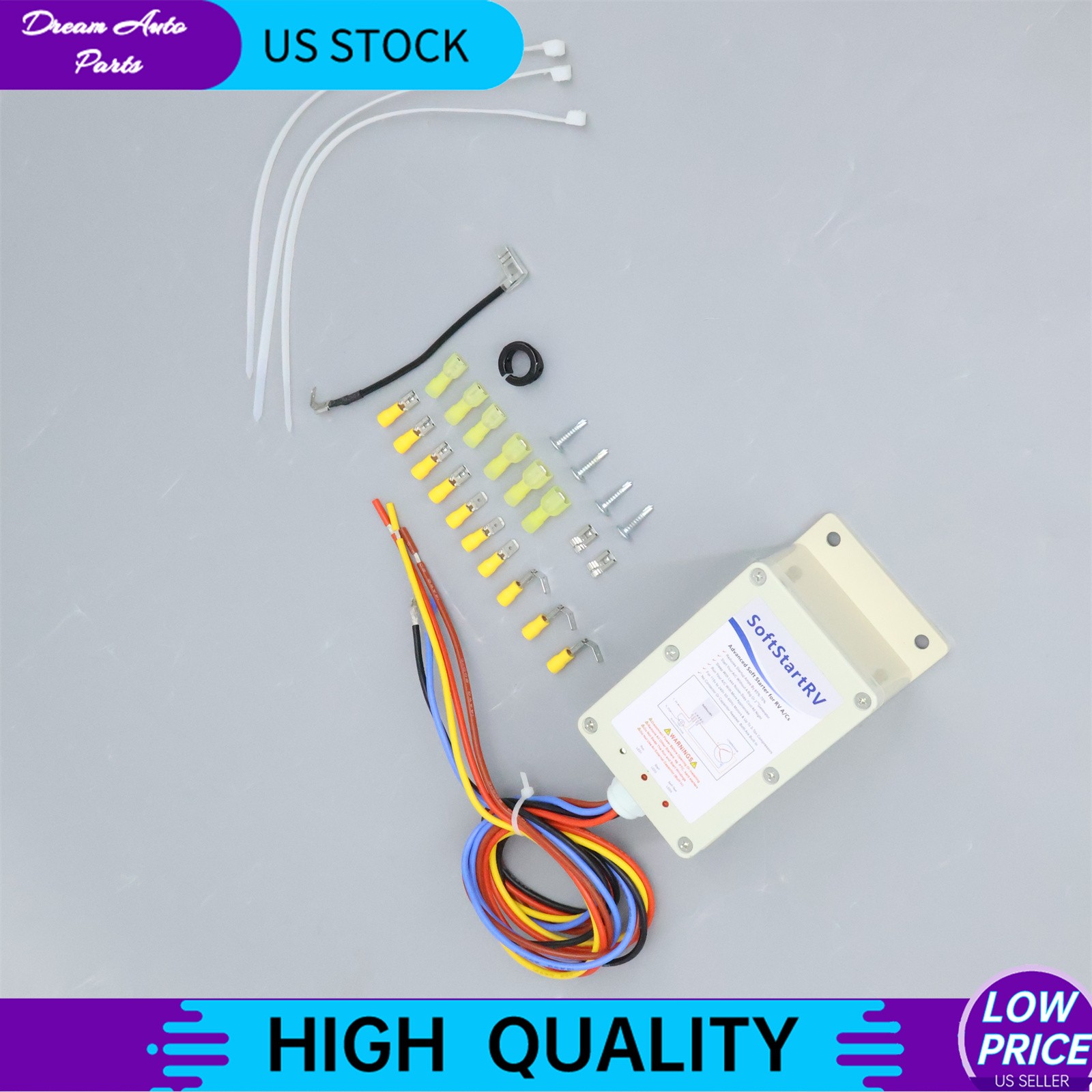 NEW Soft Start Kit Air Conditioner Setup RV A/C Starter Fits SSRV3T 110 Volts