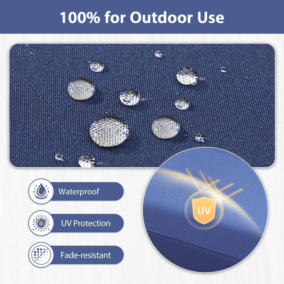 Outdoor Patio Chair Cushions 24x24 Inch, Waterproof Cushions for Deep Seat Pa... - Image 2 of 4