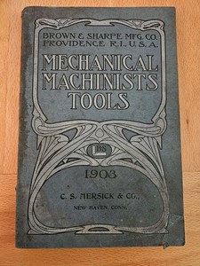 Antique 1903 Brown & Sharpe Mechanical Machinists Tools Catalog No. 105