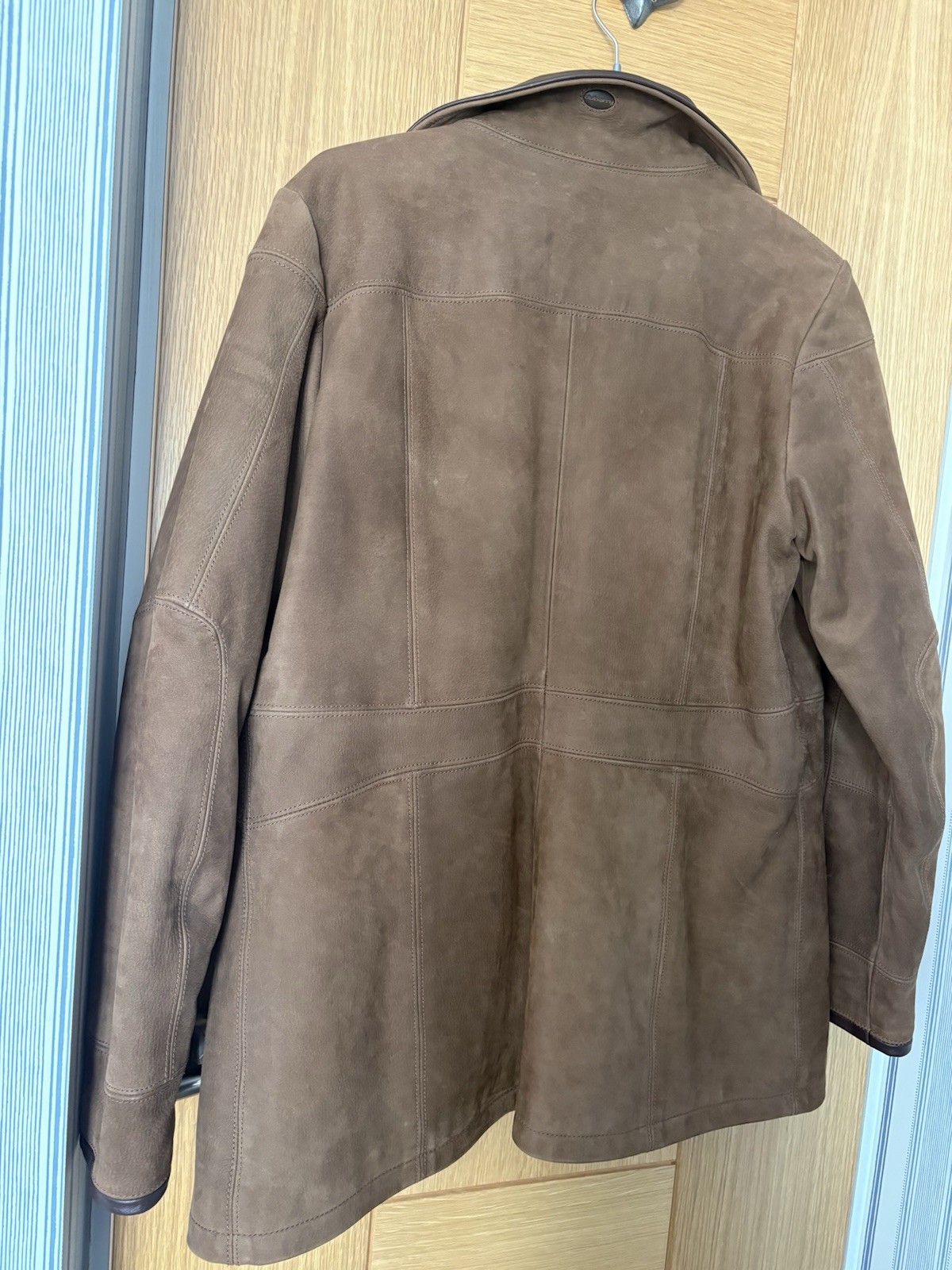 Dubarry Women's Brown Leather Insulated Lined Mid-Length Zip Jacket UK 16 image 10
