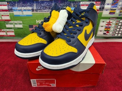 Nike Dunk High SP Retro Michigan 2020 - Size 9 (CZ8149-700) Deadstock