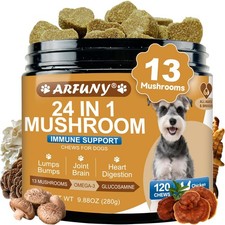 Turkey Tail Mushroom for Dogs - Immune Support for Lumps and Bumps