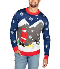 BRAND NEW Tipsy Elves Melting Snowman Holiday/Christmas Ugly Sweater - Size XXL