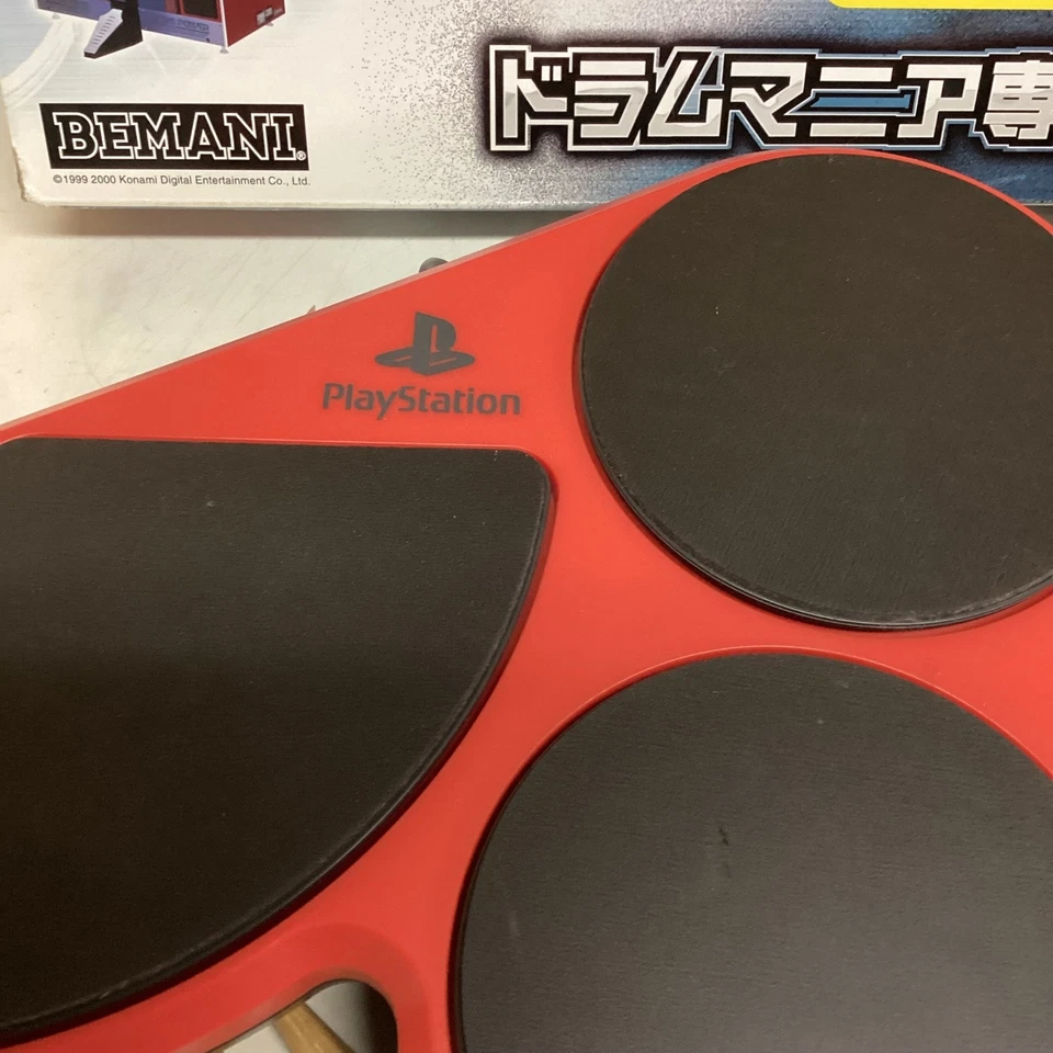 KONAMI Play station 2 accessories controller for drum mania red 2 drum sticks - Image 3 of 4