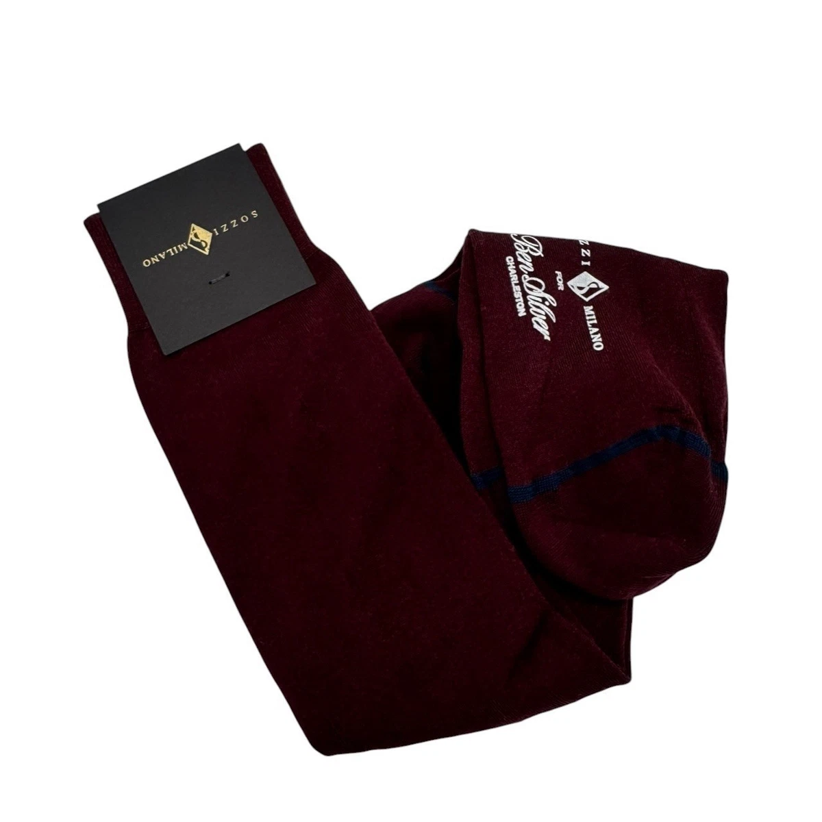open lace back dress Apple Red Solid Color Men's Dress Socks
