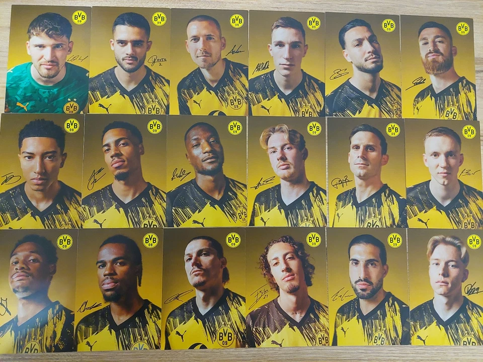 Autogrammkartensatz, Borussia Dortmund,  Saison 2025/2026 - Bild 2 von 3