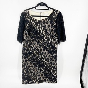black lace dress ebay St. John Black Lace Dress 2