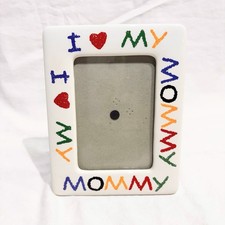 Vintage I Love My Mommy Picture Frame Home Decor Colorful Mother's Day Gift