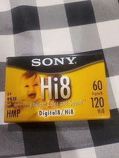 Sony Hi8 P6-120HMPL Blank Video Tape Sealed NOS 120 Min Digital8 HMP
