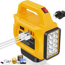 250W Power Inverter Compatible for Dewalt 20V Battery, DC 20V to AC 110V Portabl