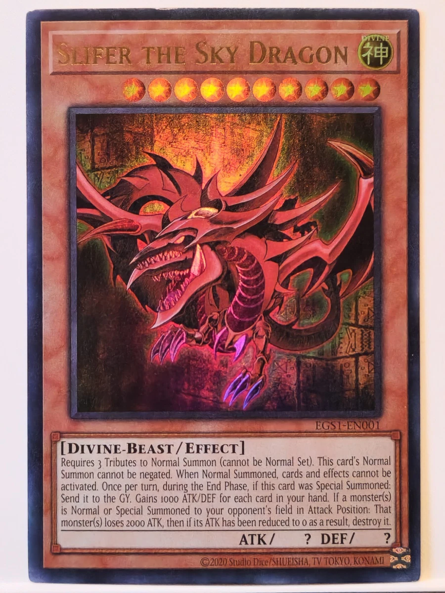 Slifer The Sky Dragon Konami Yu-Gi-Oh! TCG Ultra Rare Individual