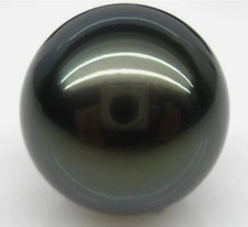 1pcs 13mm Natural Tahitian south sea black red green round loose pearl undrilled
