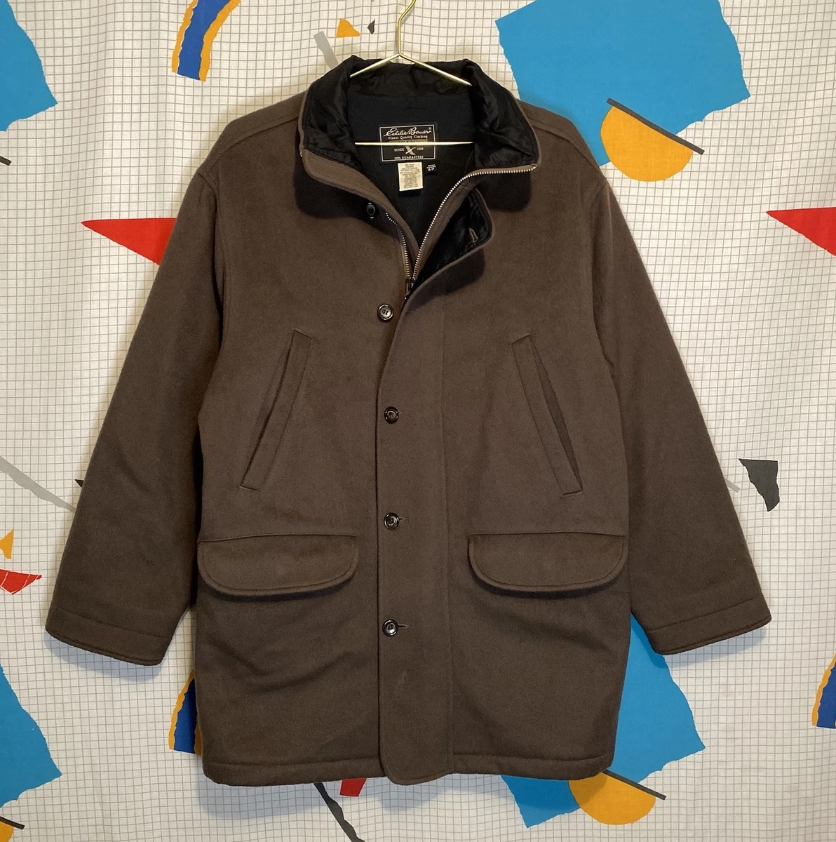 Eddie Bauer Wool Outer Shell Coats, Jackets & Vests Overcoat for