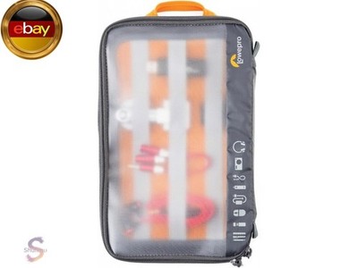 Lowepro GearUp Pouch Large, Travel Essentials Case, Reisetasche für PC-Kabel, 