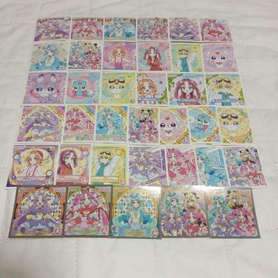 Meitantei Precure Purikira Seal 37 Typen Sticker Sammlung 32 Normal 5 SP Rare
