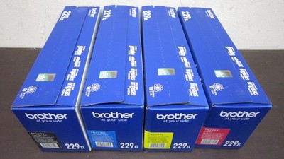 4PK Brother TN229XL BK C Y M Toner HL-L3280CDW MFC-L3780CDW NEW Sealed Box