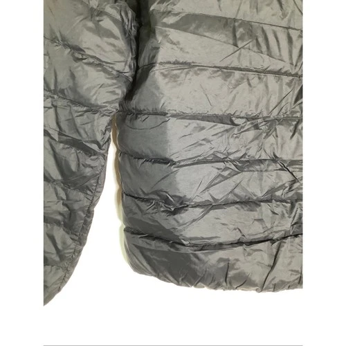Muji Men's S Black Recycled Nylon Lightweight Down Puffer Jacket HR11-14 image 6