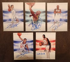 (5) 2004-05 UD SP Authentic Rookie Auto Lot /1499 Humphries Wilkins Burks Ariza