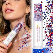 Red White Blue Glitter Stick 4th Of July 250t...