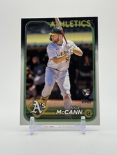 Kyle McCann Rookie RC 2024 Topps Update Series Card #US37 Oakland Athletics. rookie card picture