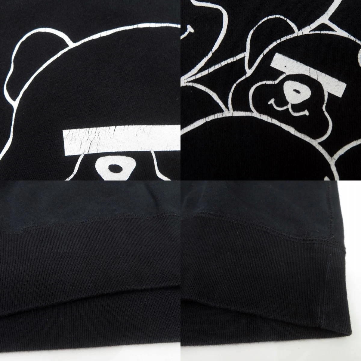 Maglione Undercover Basiccon Felpa Orsetto Nero Taglia M