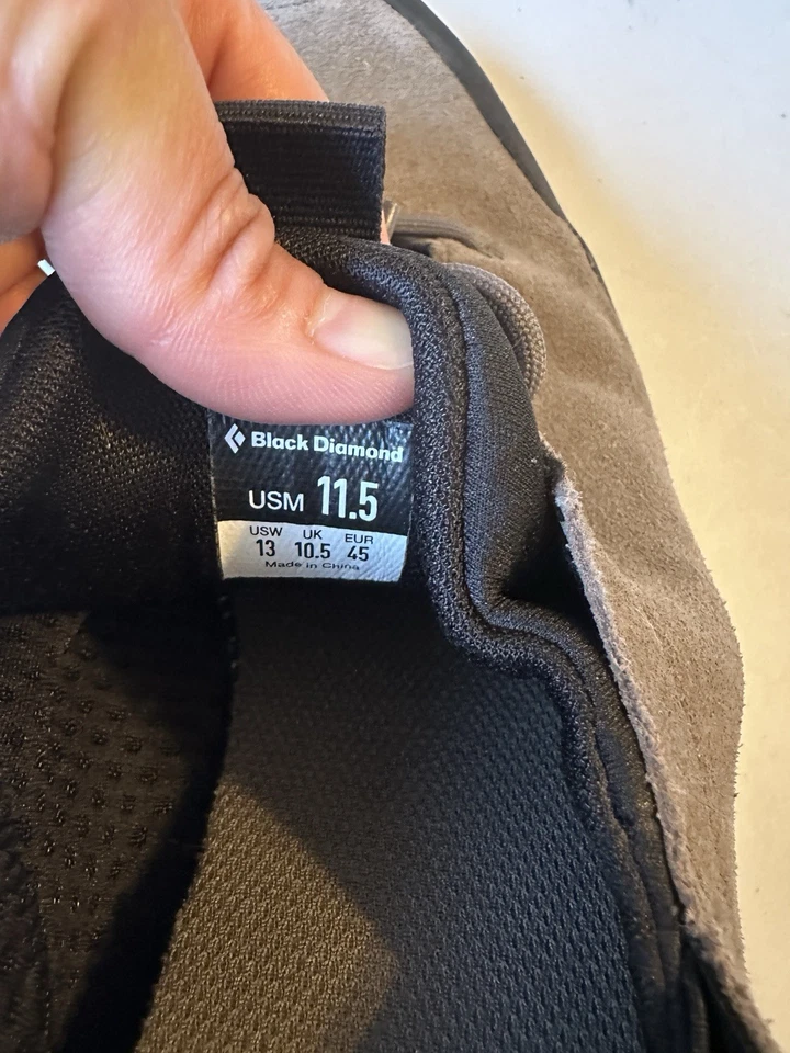 Zapato de aproximación Black Diamond Session Gamuza para hombre en color nogal. Talla 11,5 Foto 4 de 4