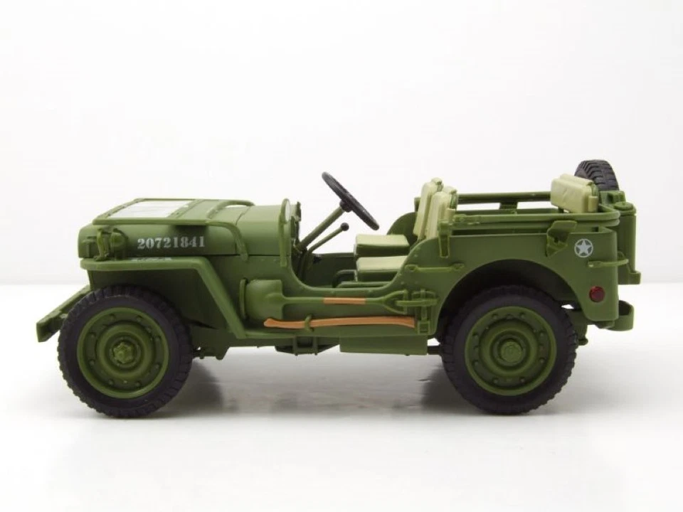 Willys Jeep US Army Militairy Police 1944 grün Modellauto 1:18 American Diorama - Bild 4 von 4