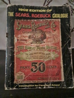 Vintage 1902 Edition of The Sears Roebuck And Co. Catalog 1969 Reprint