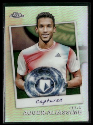 Felix Auger-Aliassime 2024 Topps Chrome Captured #CTD-FA