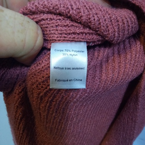 Lush Meduim M Purple Long Sleeve V Neck Pullover Stretch Womens Open Back - Picture 3 of 12