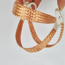 4PCS Car Engine Ground Strap Copper Cables Automotive Firewall Engine Body Frame