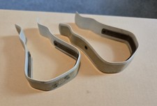  2 Vintage Handpainted Celluloid Baby Blanket Clips