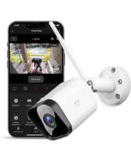 Geeni Hawk 3 Wired Outdoor Cam 1080p HD Night Vision Motion Sensor 2-Way Audio